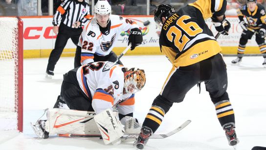 Shutout loss ends WBS' 5-game point streak taken at PPG Paints Arena (Penguins)